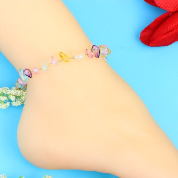 Elegant Handmade Anklet – Perfect for Women & Girls | Ideal Gift Option, DYC1307 - Picture 6 of 7